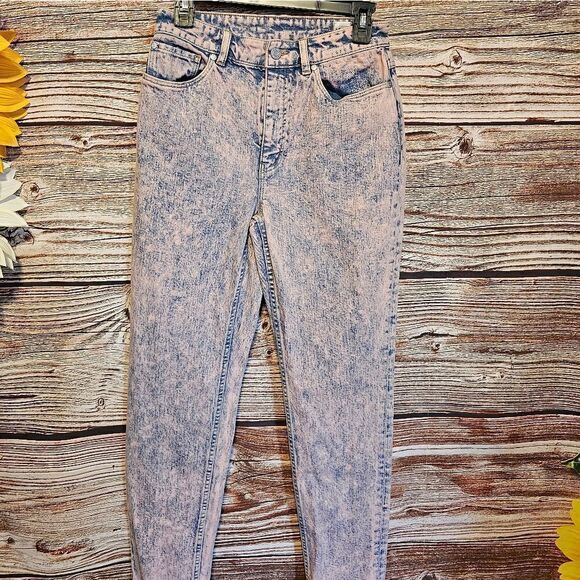 La Vie Rebecca Taylor jeans Women's 28" pink/blue Pre-owned - Picture 1 of 6